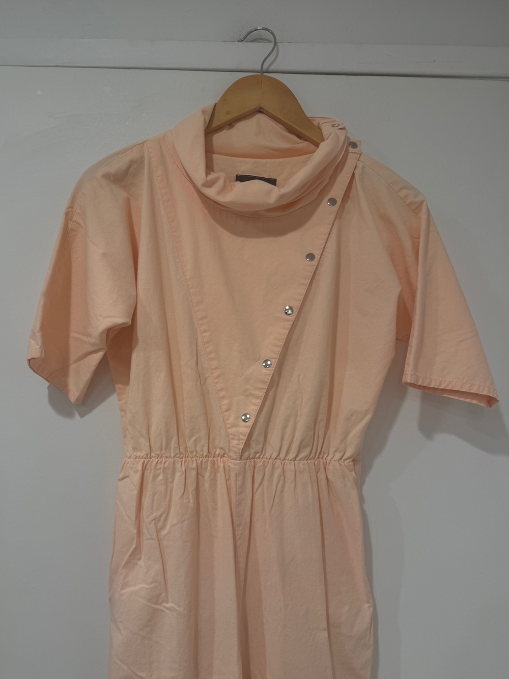 Vintage Kenrich Juniors Peach Cotton Jumpsuit Size 5-6 | 100% Cotton - Picture 5 of 9